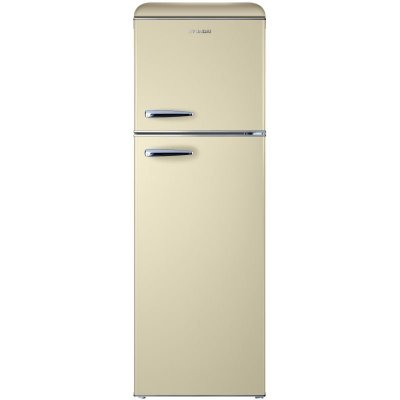 HYUNDAI R&eacute;frig&eacute;rateur R&eacute;tro COMBI FRESH MAX 296L Cong&eacute;lateur 71L Froid Statique