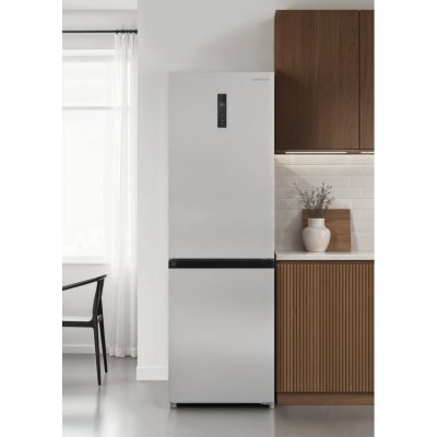 CREATE R&eacute;frig&eacute;rateur - Studio Combi Pro 402 - Perfect Fit - Space Pro - Care+ - Inox