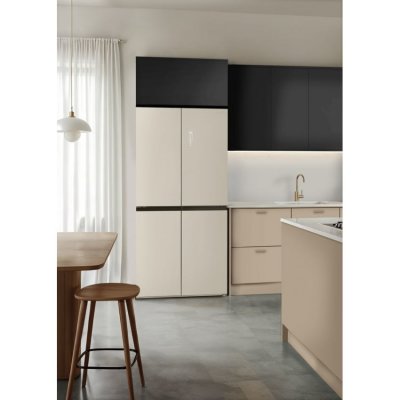 CREATE R&eacute;frig&eacute;rateur - Studio - Cross Door 503 - 4 portes - Care+ - Blanc cass&eacute;