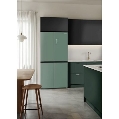CREATE R&eacute;frig&eacute;rateur - Studio - Cross Door 503 - Care+ - Vert sauge