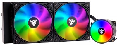 ITEK Refroidisseur deau  Evoliq Rainbow RGB 240mm Black (ITLCEVOR240)