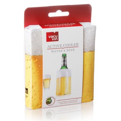 VACUVIN Refroidisseur pour bouteille de bi&egrave;re 10,5cm 