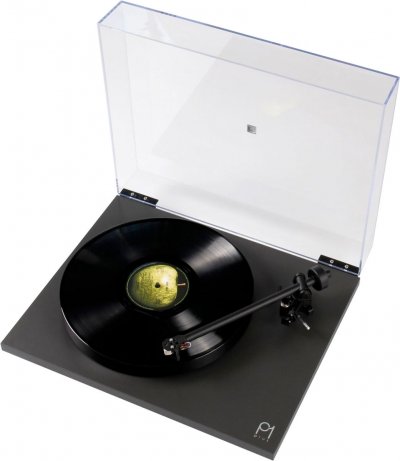 REGA  Platine TD  Planar 1 Plus Noir Mat