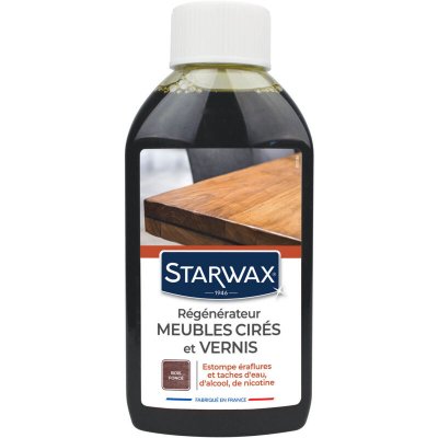 STARWAX R&eacute;g&eacute;n&eacute;rateur meubles cir&eacute;s ou vernis bois fonc&eacute;  200ml