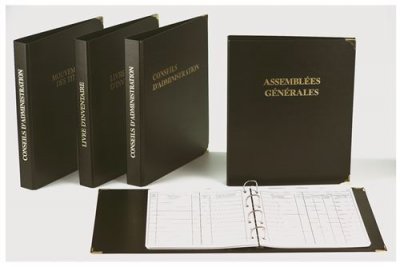EXCP Registre 32x26cm + Recharge 100 Feuil. Livre Inventaire