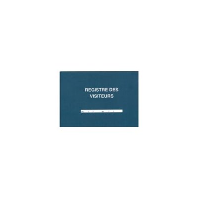 ELVE Registre des visiteurs  - 21 x 29,7cm horizontal - 96 pages