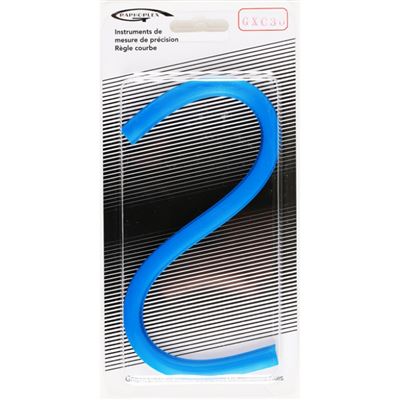 GENERIQUE R&egrave;gle courbe flexible 30cm - Graphoplex {couleur}