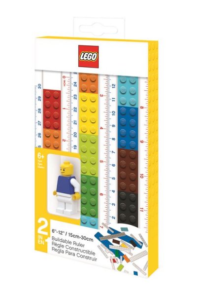 R&egrave;gle Lego Buildable avec Minifigure