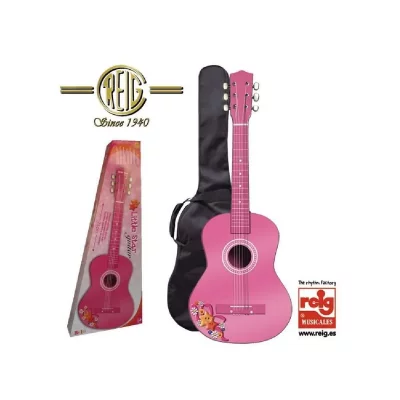REIG MUSICALES Reig guitare espagnole - bo&icirc;te 75 cm- rose REI8411865070664