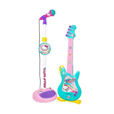 REIG MUSICALES Reig/hellokitty-Reig/hellokitty-1494-Set Guitare Et Micro-Hello Kitty, 1494