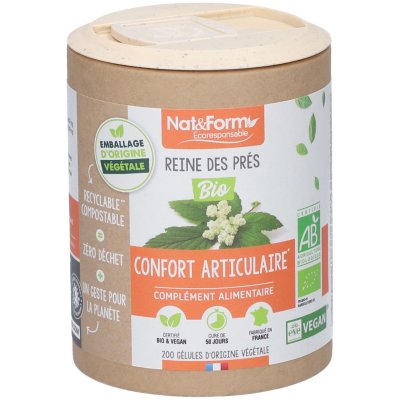 NAT&FORM Reine des pr&eacute;s gamme &eacute;coresponsable 200 g&eacute;lules nat et form bio