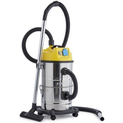 KLARSTEIN Reinraum Aspirateur 3 en 1 sec et humide 1800 W 30l Inox