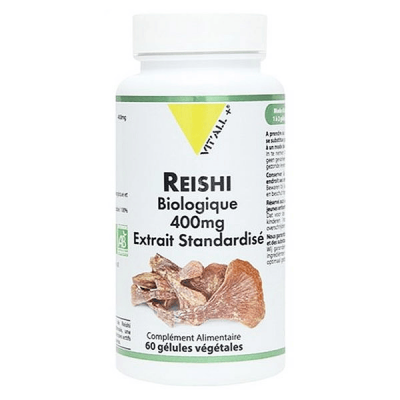 VITALL+ Reishi Bio 400mg 60 G&eacute;lules Vit'All+
