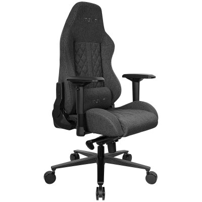 REKT  ULTIM8 Chaise Gaming en Tissu Premium (Noir)