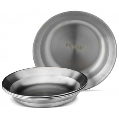 PRIMUS Relags  Campfire Assiette en acier inoxydable Argent&eacute; 21 cm