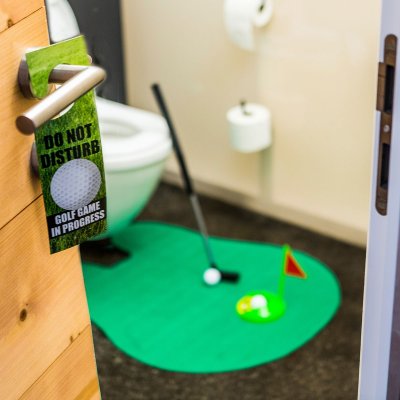 MYCRAZYSTUFF Relaxdays Jeu de Golf pour Toilette