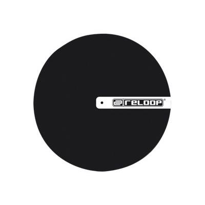 GENERIQUE Reloop Slipmat Logo - en feutre de haute qualit&eacute;, noir