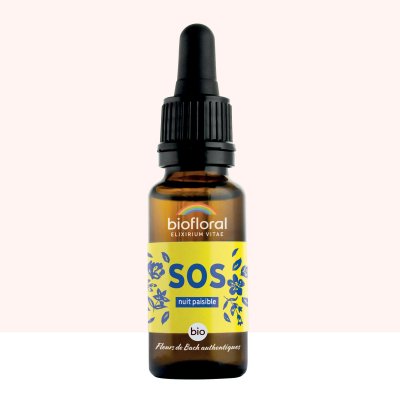 BIOFLORAL Remede de secours Nuit paisible Fleurs de Bach Bio - 20 ml