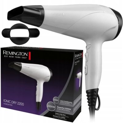 REMINGTON  Ionic Dry 2200 D3194 Hair Dryer Argent&eacute; 