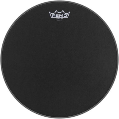 REMO  Black X Tom T&ecirc;te de p&acirc;te claire pour caisse claire 35,6 cm