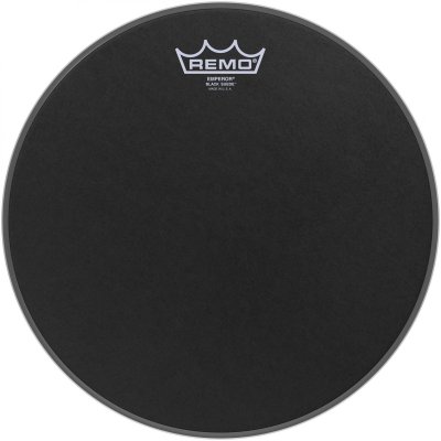 REMO  Peau de tambour Emperor en daim noir 30,5 cm