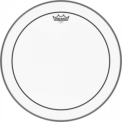 REMO  Ps-0318-00 Pinstripe Clear 18 Pouces Peau De Tom Basse
