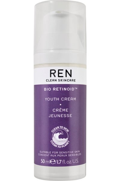REN  Cr&egrave;me Hydratante & Raffermissante Bio R&eacute;tino&iuml;de Jeunesse 50 ml
