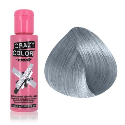CRAZY Renbow, Coloration Semi-Permanente 69 - Graphite 100ml, Femme Gris