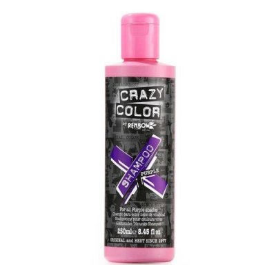 CRAZY Renbow, Shampoing Pour Couleurs Vives Violet 250ml, Femme