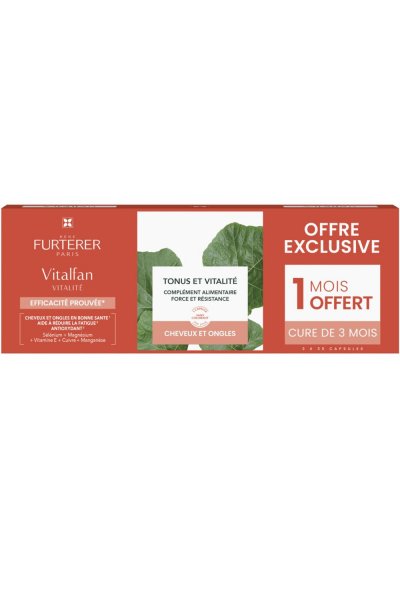RENE FURTERER  Vitalfan Vitalit&eacute; Compl&eacute;ment Alimentaire 3x30 capsules