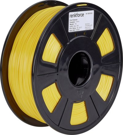 RENKFORCE  RF-4511202 Filament PLA 1.75 mm 1000 g jaune 1 pc(s)