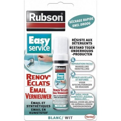 RUBSON R&eacute;nov&rsquo;Eclats - R&eacute;pare petits &eacute;clats - S&eacute;chage rapide - 10 ml - 