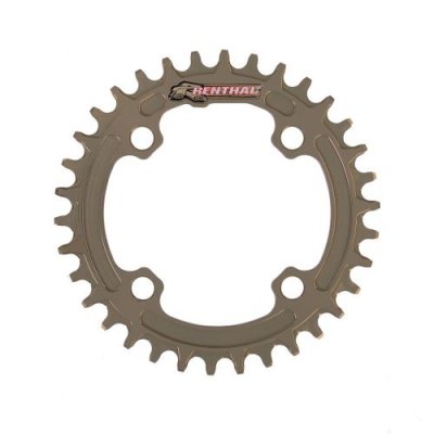 RENTHAL  1XR 4-Arm 94BCD 4-Armes SRAM 34T marron