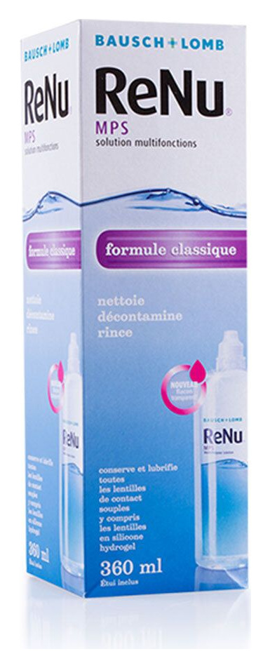 BAUSCH & LOMB Renu mps solution multifonctions lentilles souples flacon 360ml