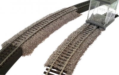 PROSES R&eacute;partiteur de ballast PBS-HK-01 pour voies K et C de M&auml;rklin, voie &agrave; trois c&acirc;bles H0