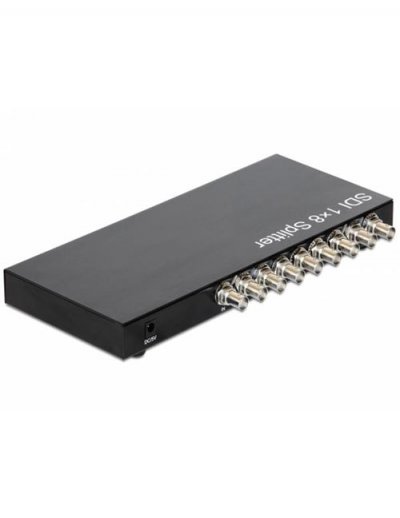 DELOCK R&eacute;partiteur sdi  93253 8 ports noir A067501