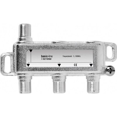 RENKFORCE R&eacute;partiteur TV c&acirc;ble  3 voies 5 - 1000 MHz Hz