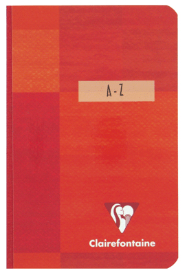 Repertoire broch&eacute; - CLAIREFONTAINE - 9x14 - 192 pages - 5x5