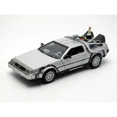 HOT WHEELS Replique - Retour Vers Le Futur - Delorean Bttf I Iechelle 1/24 