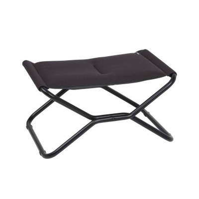 LAFUMA MOBILIER Repose pied de jardin en acier Air confort gris 