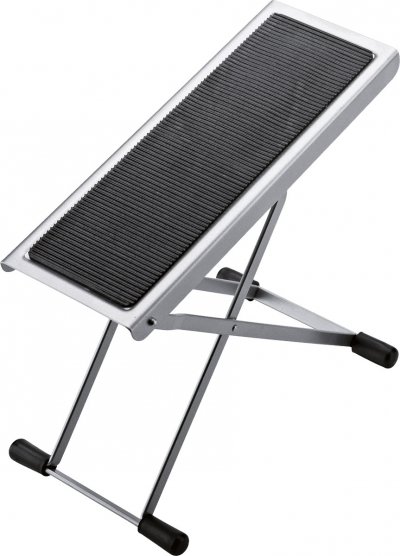 K&M Repose-Pied R&eacute;glable 6 Positions Nickel&eacute; -  146-71