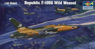 TRUMPETER Republic F-105 G Wild Weasel - 1:32e - 