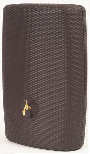 GARANTIA R&eacute;servoir d'eau de pluie murale Sunda 300L moka 