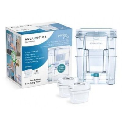 LAICA R&eacute;servoir D'eau Filtr&eacute;e  8,2l Avec 2 Filtres Pour R&eacute;frig&eacute;rateur Ou Comptoir Wd1000