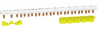 SCHNEIDER ELECTRIC Resi9 - peigne monobloc - 1P+N - 63A - 13 modules - cache dents 5M)