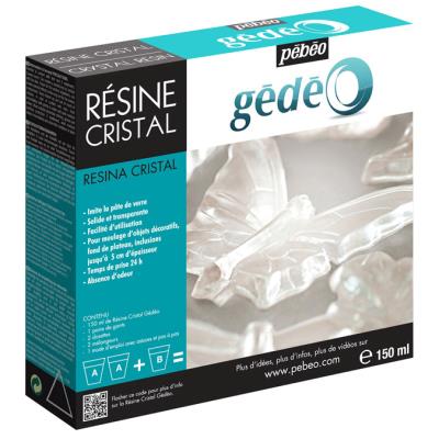 PEBEO R&eacute;sine G&eacute;d&eacute;o - kit Cristal 150 ml - P&eacute;b&eacute;o - couleur variant
