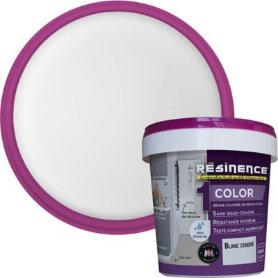 RESINENCE R&eacute;sine multisupports R&eacute;sinence Color blanc cendr&eacute; satin 250ml
