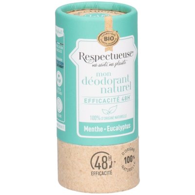RESPECTUEUSE  Mon Deodorant Naturel Menthe Eucalyptus bio 50g