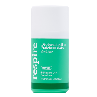 RESPIRE  D&eacute;odorant Roll-On Fra&icirc;cheur d'Aloe 50 ml - Flacon-Bille 50 ml