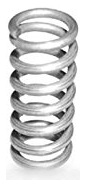 VEDETTE Ressort de poignee 20 m/m x 8 m/m pour lave linge  - 57x0421